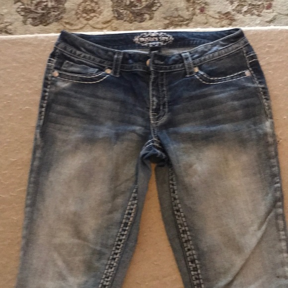 Paisley Sky jeweled jeans - Picture 1 of 2